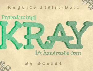 Kray Typeface font