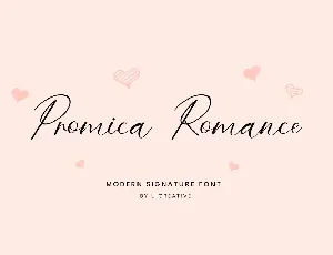 PromicaRomance font