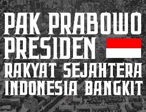 Prabowo font