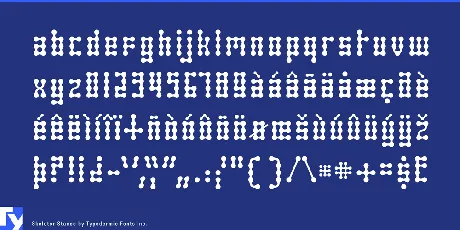 Skeletor Stance font