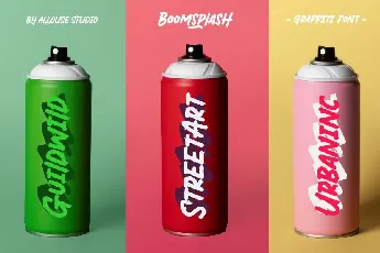 Boomsplash font