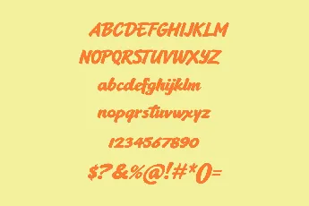 Bacony Script font