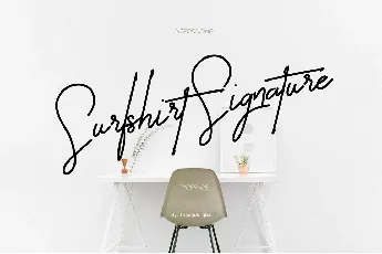 Surfshirt Signature Free Download font