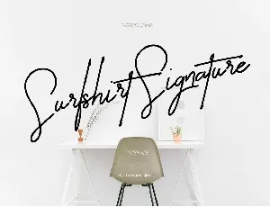 Surfshirt Signature Free Download font