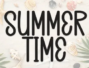 Summer Time Display font