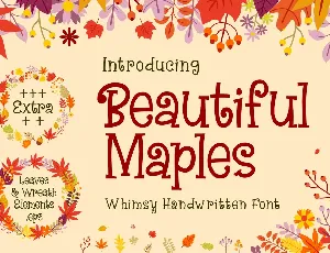 Beautiful Maples font