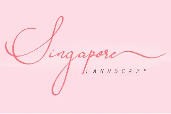 Singapore Landscape font