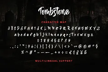 Tombstone font