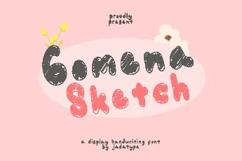 Gomena Sketch font