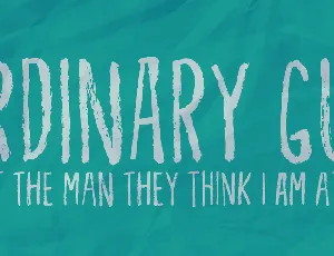 Ordinary Guy DEMO font