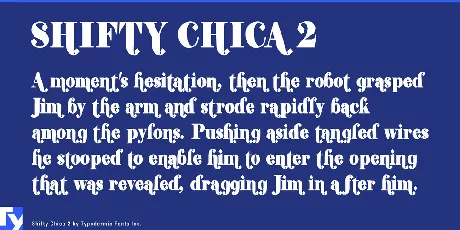 Shifty Chica 2 font