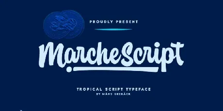 Marche Script font