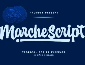 Marche Script font