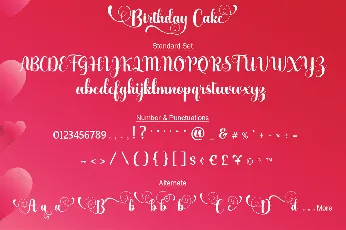 Birthday Cake font