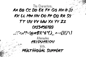 Aullya Gedabrush font