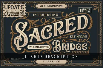 Barakah Layered Typeface font