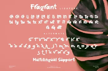 Fragrant Display font