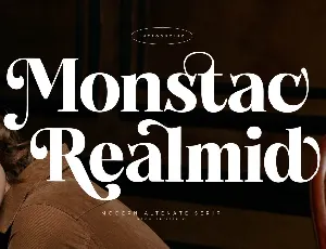 Monstac Realmid DEMO VERSION font