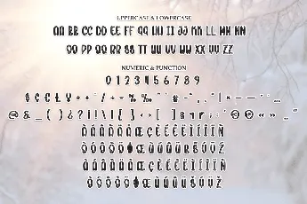 Winter Sunshine font