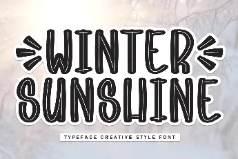 Winter Sunshine font