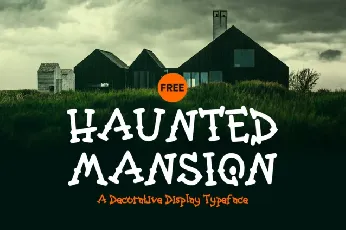 Haunted Mansion Display font