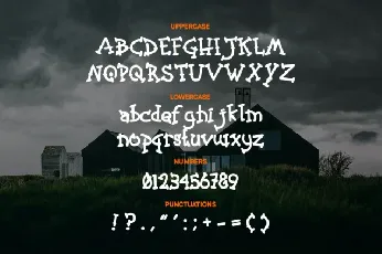 Haunted Mansion Display font