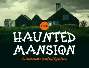 Haunted Mansion Display font