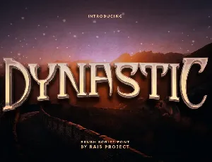 Dynastic Demo font