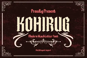 KOHIRUG font