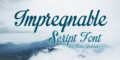 Impregnable Personal Use Only font