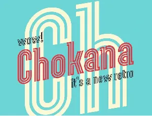 Chokana font