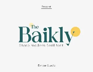 Baikly font