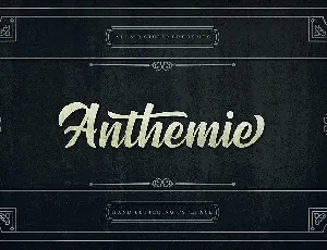 Anthemie Script Demo font