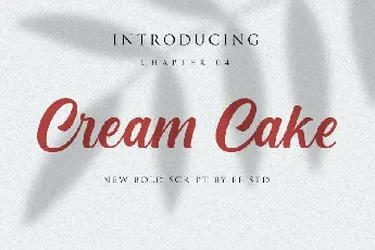 Cream Cake font