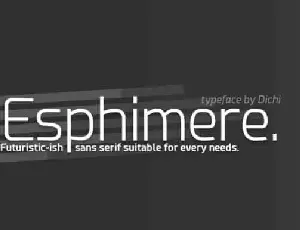 Esphimere font family