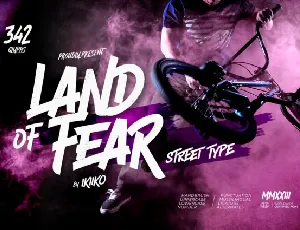 Land Of Fear font