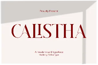 Calistha font