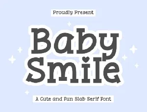 Baby Smile Display font