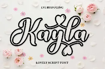 Kayla Exstrude font