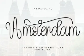 Amsterdam Handwritten font