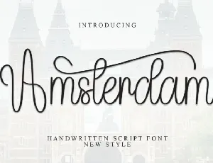 Amsterdam Handwritten font