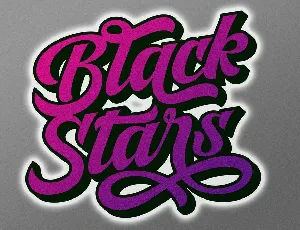 Black Stars font