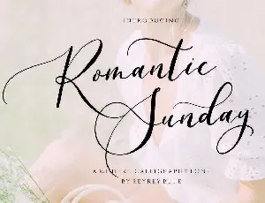 Romantic Sunday font