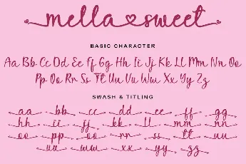 Mella Sweet font