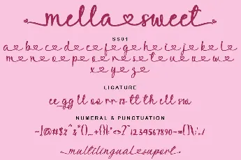 Mella Sweet font