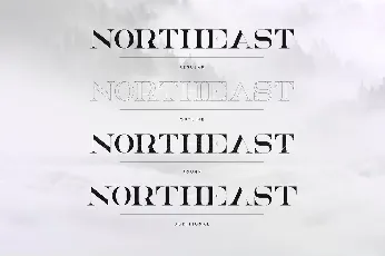 NorthEast font