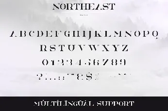 NorthEast font