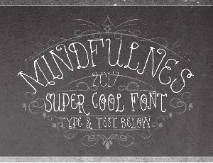 VTKS MINDFULNESS v2 font