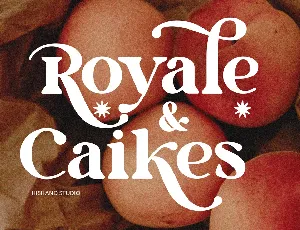Royale & Caikes font