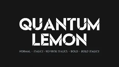 Quantum Lemon font